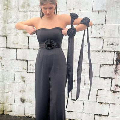 A jumpsuit for the dramatic